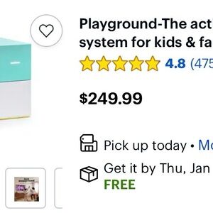 Kids Toy Organizer - Aqua and White